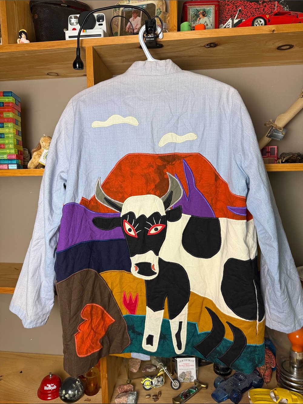 Vintage Cow Jacket Blazer Unique